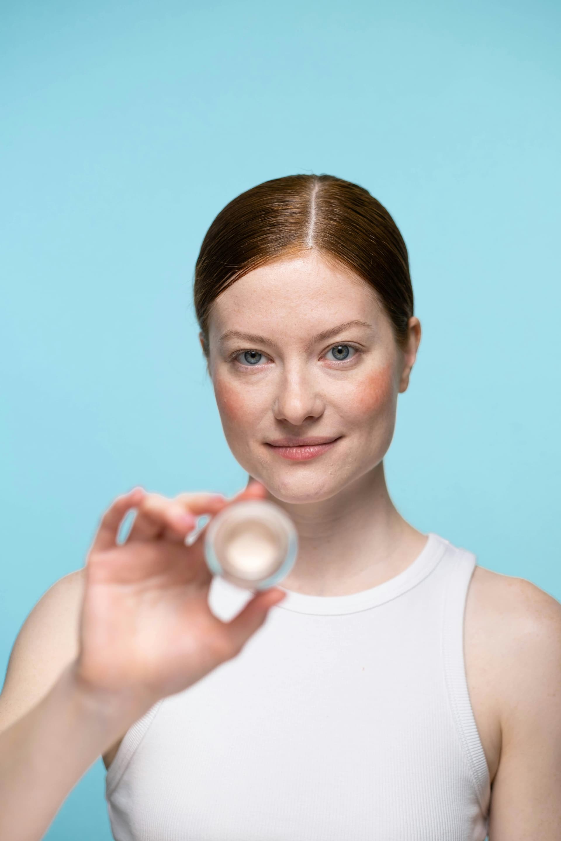 Creator presenting a beauty product