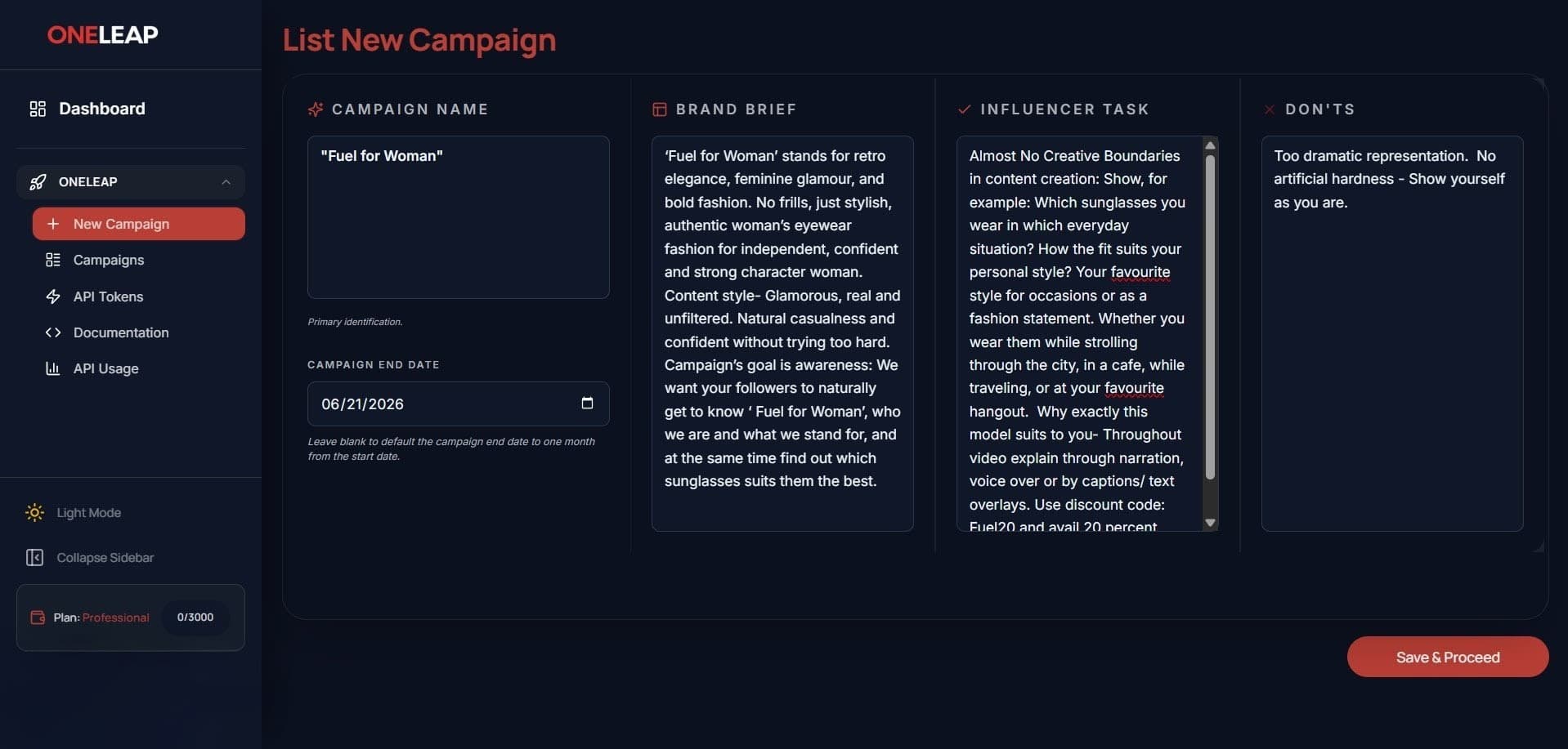 Upload Brand Brief